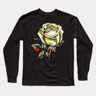 Yellow Rose Long Sleeve T-Shirt